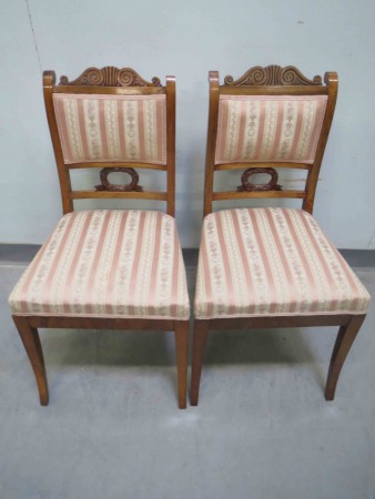 4952 - 2 x zidle empirovy styl  stabilni   -  1 zidle  1 600 kc